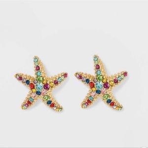 Women’s earrings sugarfix by baublebar in the the sea NWT